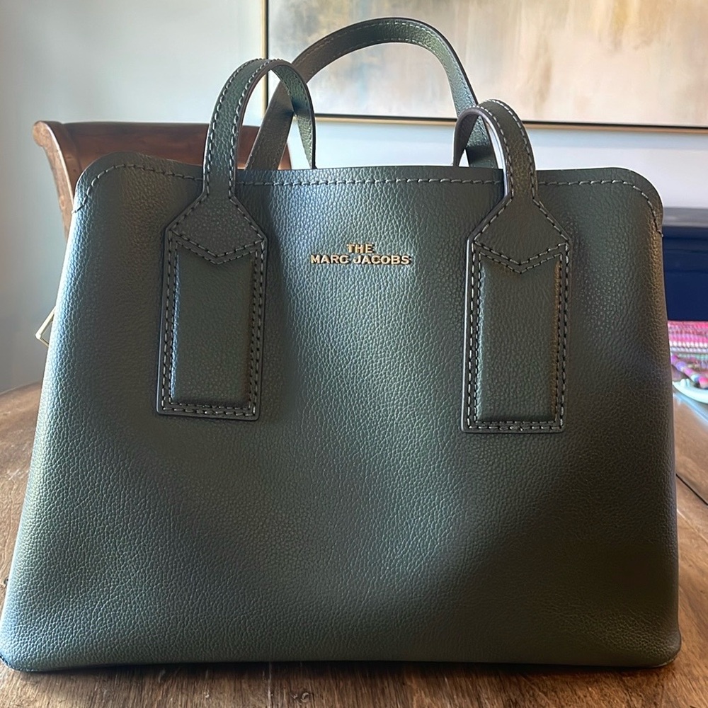 Marc Jacobs The Editor Olive Green Handbag